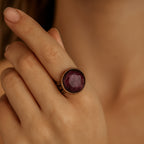 Codex of Fireheart Ruby Copper Ring