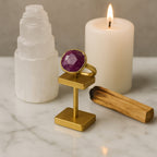 Ruby Ring Natural Ruby Gold Plated Brass Adjustable Jewelry