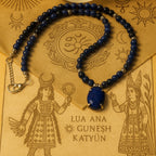 Sapphire Necklace 6mm Faceted Pendant 925 Sterling Silver Jewelry Gift