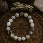 Tourmalinated Moonstone 10mm Bracelet | Afanesyova Ay Baksı – Moon Shaman