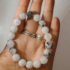 Tourmalinated Moonstone 10mm Bracelet | Afanesyova Ay Baksı – Moon Shaman