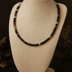 Tourmaline Spectrum Necklace | Natural Multi-Color Tourmaline Beaded Necklace |