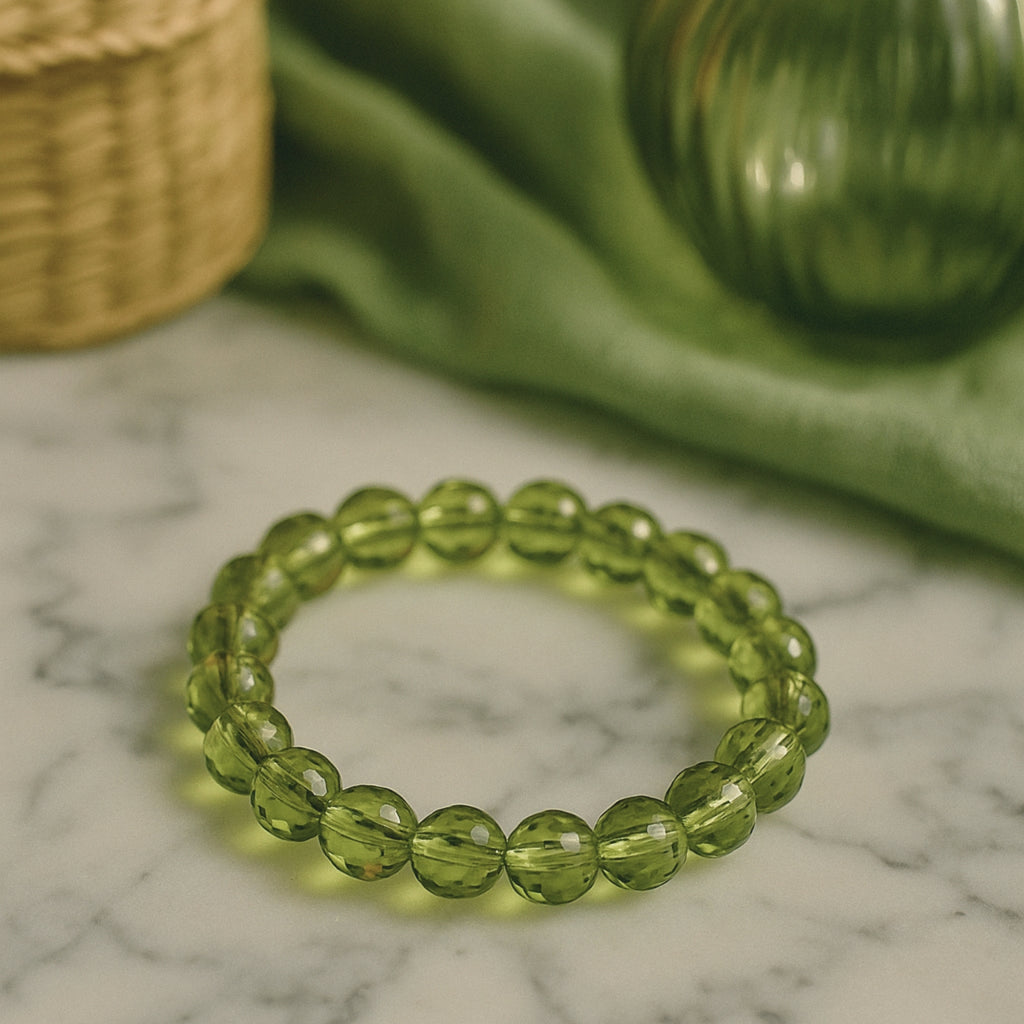 Violet Zultanite Bracelet | 8 mm Faceted Beads