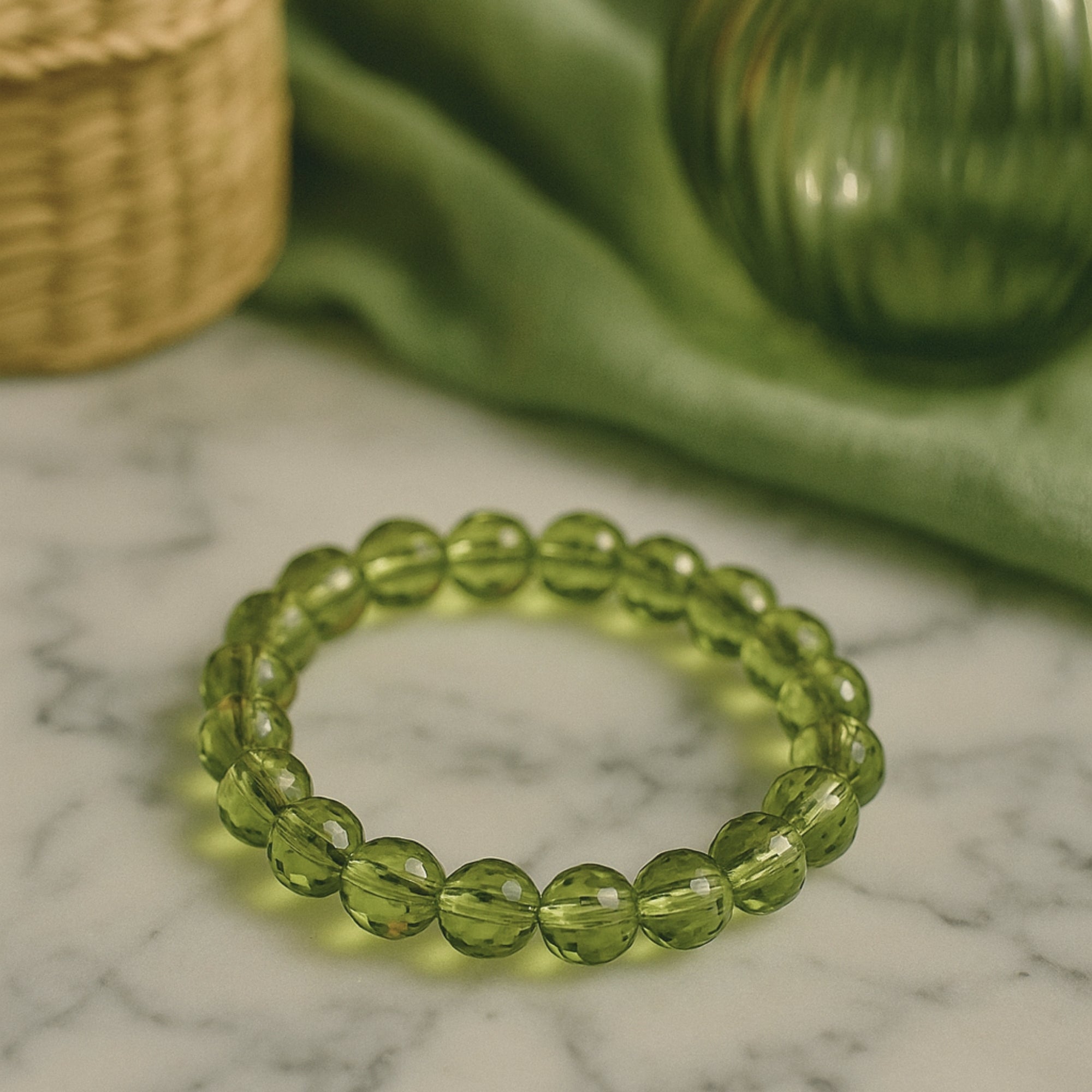 Violet Zultanite Bracelet | 8 mm Faceted Beads
