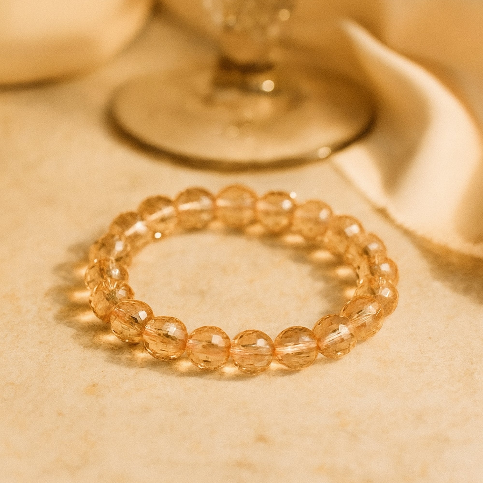 Violet Zultanite Bracelet | 8 mm Faceted Beads