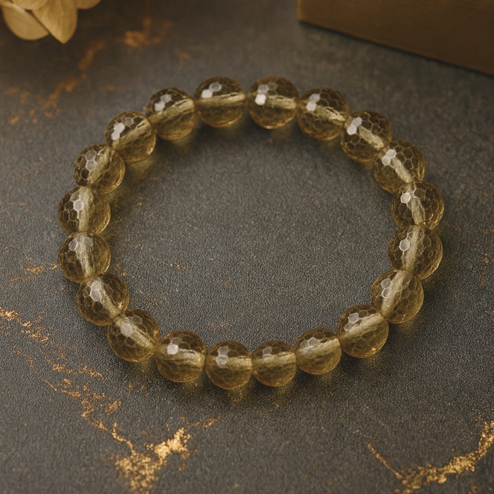 Violet Zultanite Bracelet | 8 mm Faceted Beads