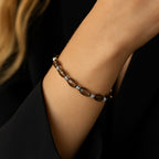 Zultanite Maliya Bracelet | 8x5 mm Faceted Oval Crystal with 925 Silver | Rare Color-Change Gemstone