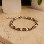 Zultanite Maliya Bracelet | 8x5 mm Faceted Oval Crystal with 925 Silver | Rare Color-Change Gemstone