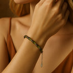 Zultanite Maliya Bracelet | 8x5 mm Faceted Oval Crystal with 925 Silver | Rare Color-Change Gemstone