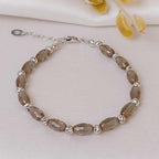 Zultanite Maliya Bracelet | 8x5 mm Faceted Oval Crystal with 925 Silver | Rare Color-Change Gemstone