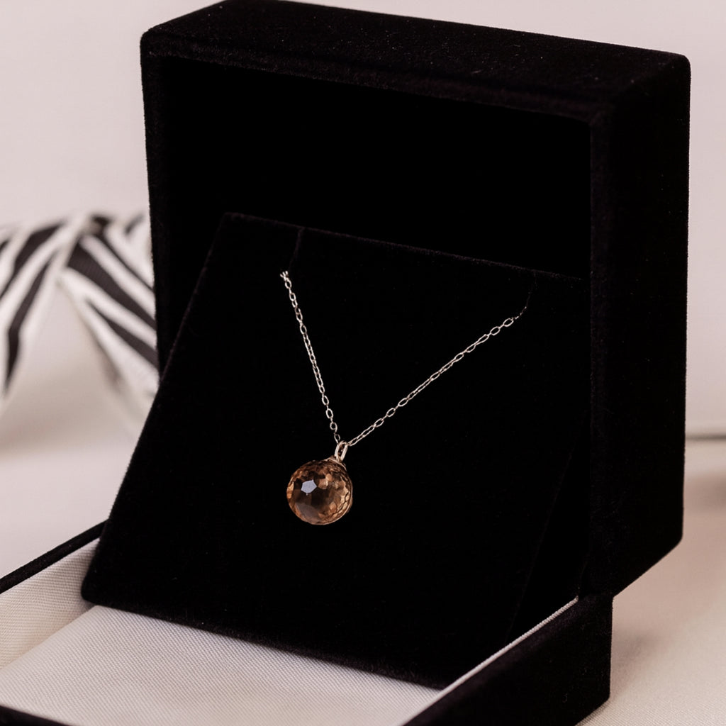 Natural Zultanite Pendant|Rare 8 mm Color-Changing Gemstone | 925 Sterling Silver Chain Jewelry