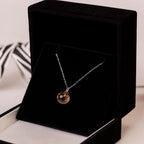 Zultanite Pendant |8 mm Color-Changing Gemstone | 925 Sterling Silver Chain Jewelry