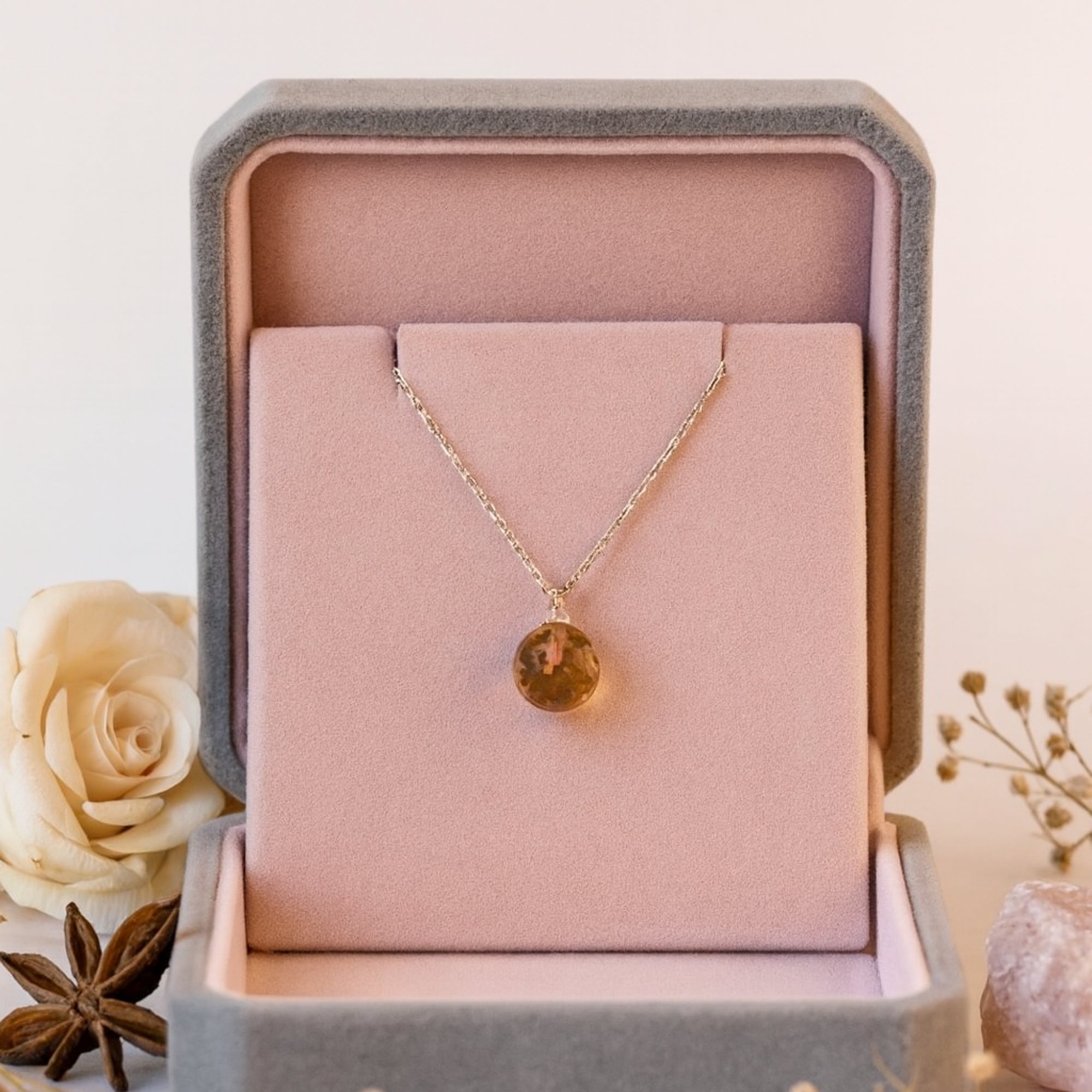 Natural Zultanite Pendant|Rare 8 mm Color-Changing Gemstone | 925 Sterling Silver Chain Jewelry