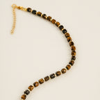 Tiger Eye Cube Necklace