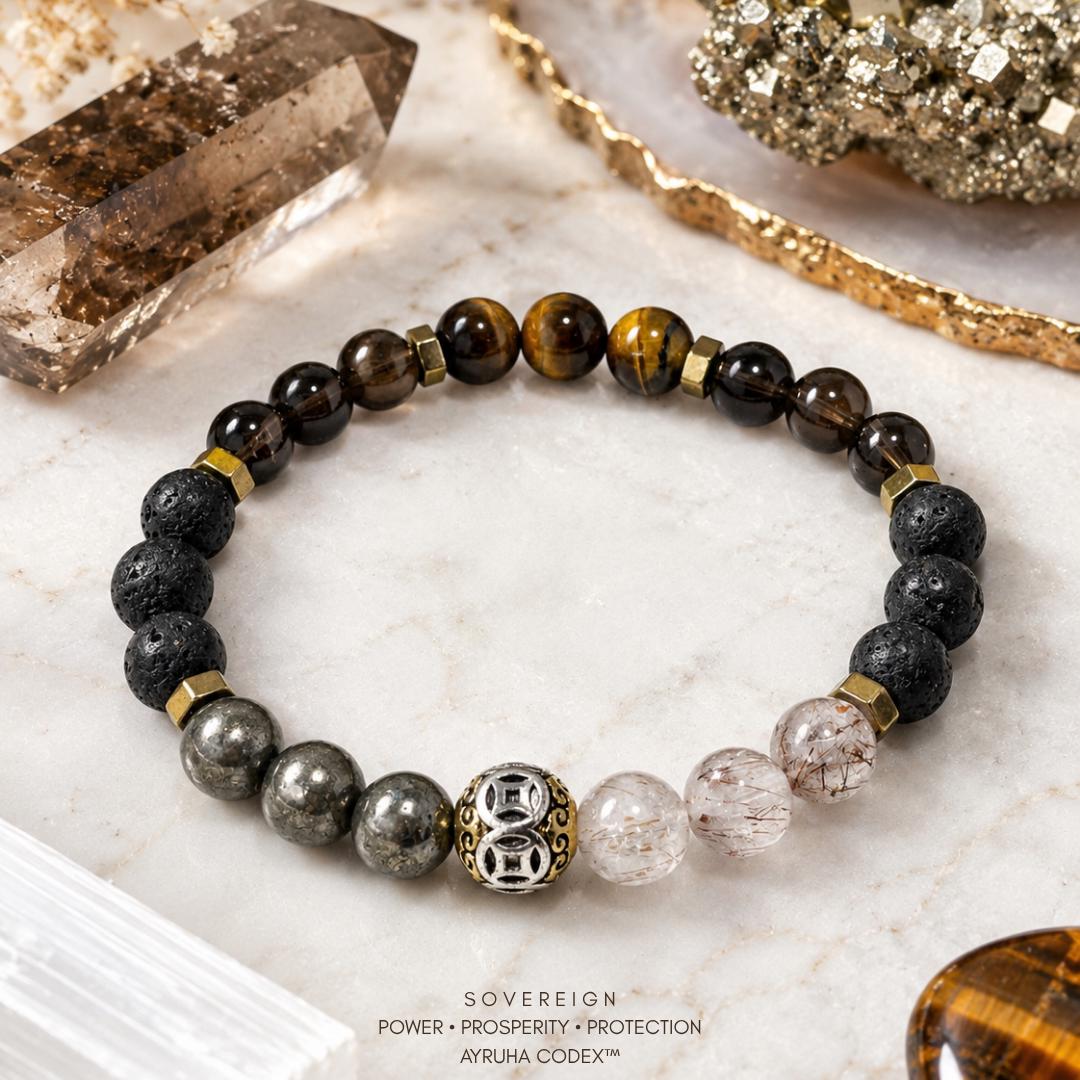 Multicolor gemstone bead bracelet.