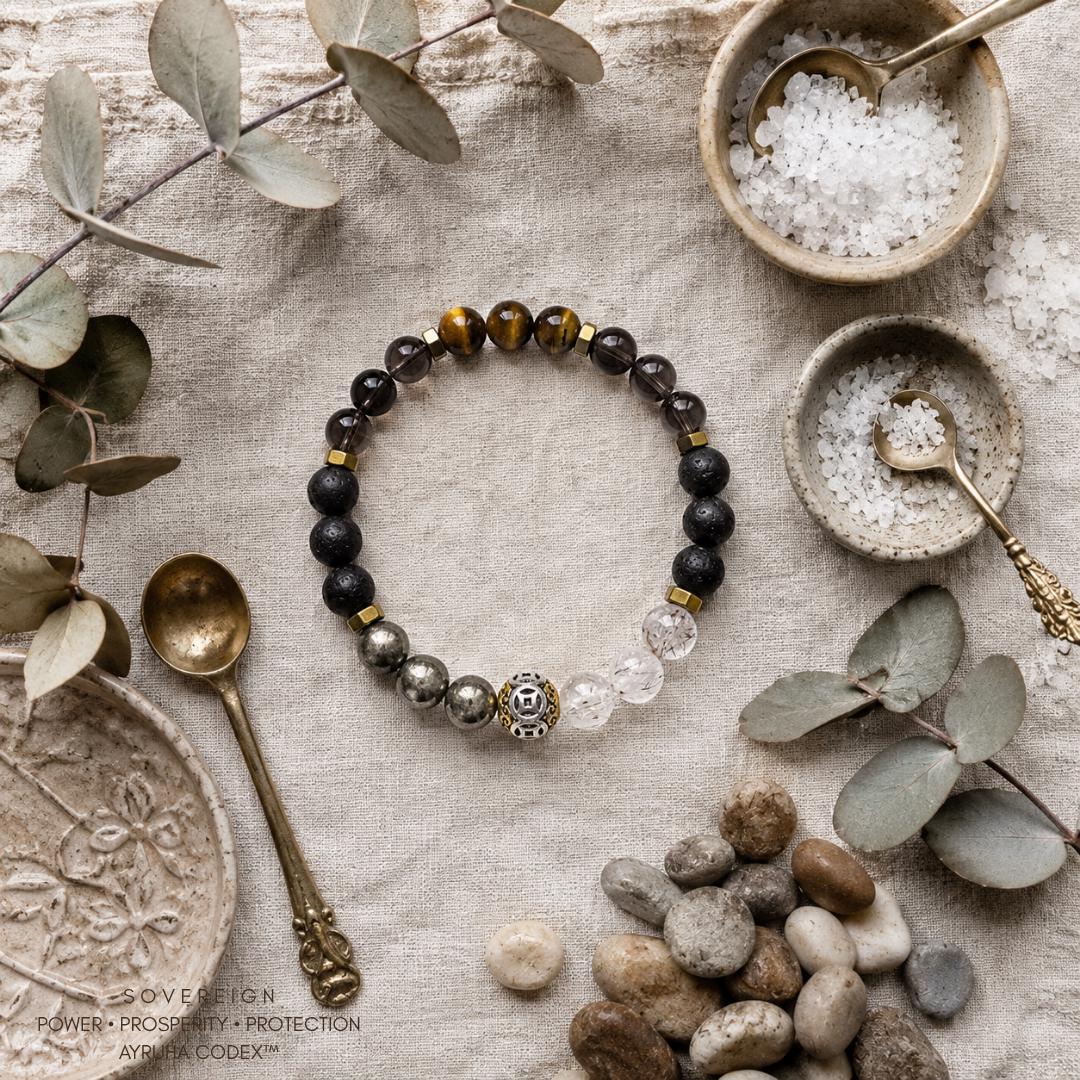 Multicolor gemstone bead bracelet.