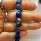 Sodalite Bracelet 8x10mm Crystal Jewelry Handmade Gemstone Gift