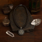 Smoky Quartz Necklace 925 Silver | 8mm Beads