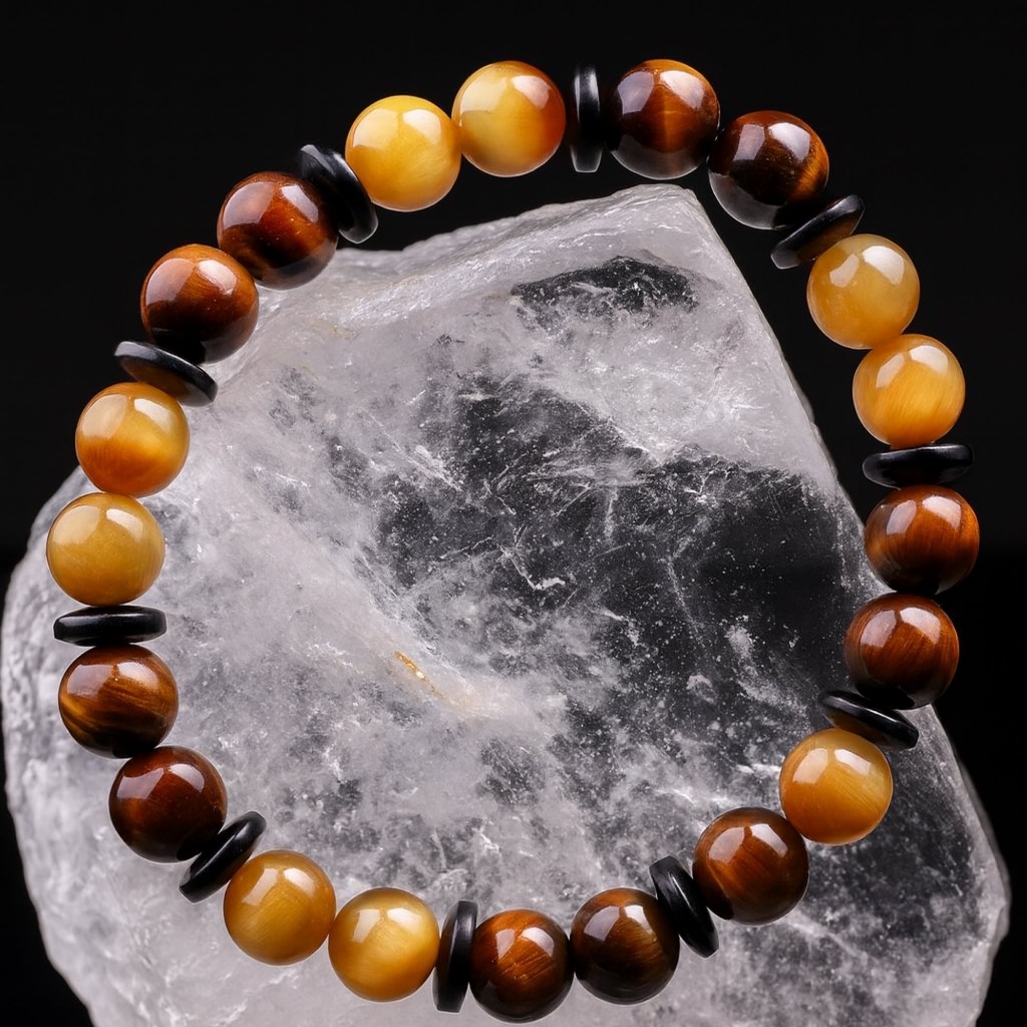 Tiger Eye Bracelet Set | The Twin Flames of Tiger Eye