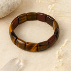 Trinity Tiger Eye Aegis Bracelet | 10x17 mm Premium Cut