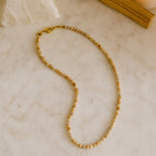 Sunstone Necklace – 3 mm Faceted Crystal