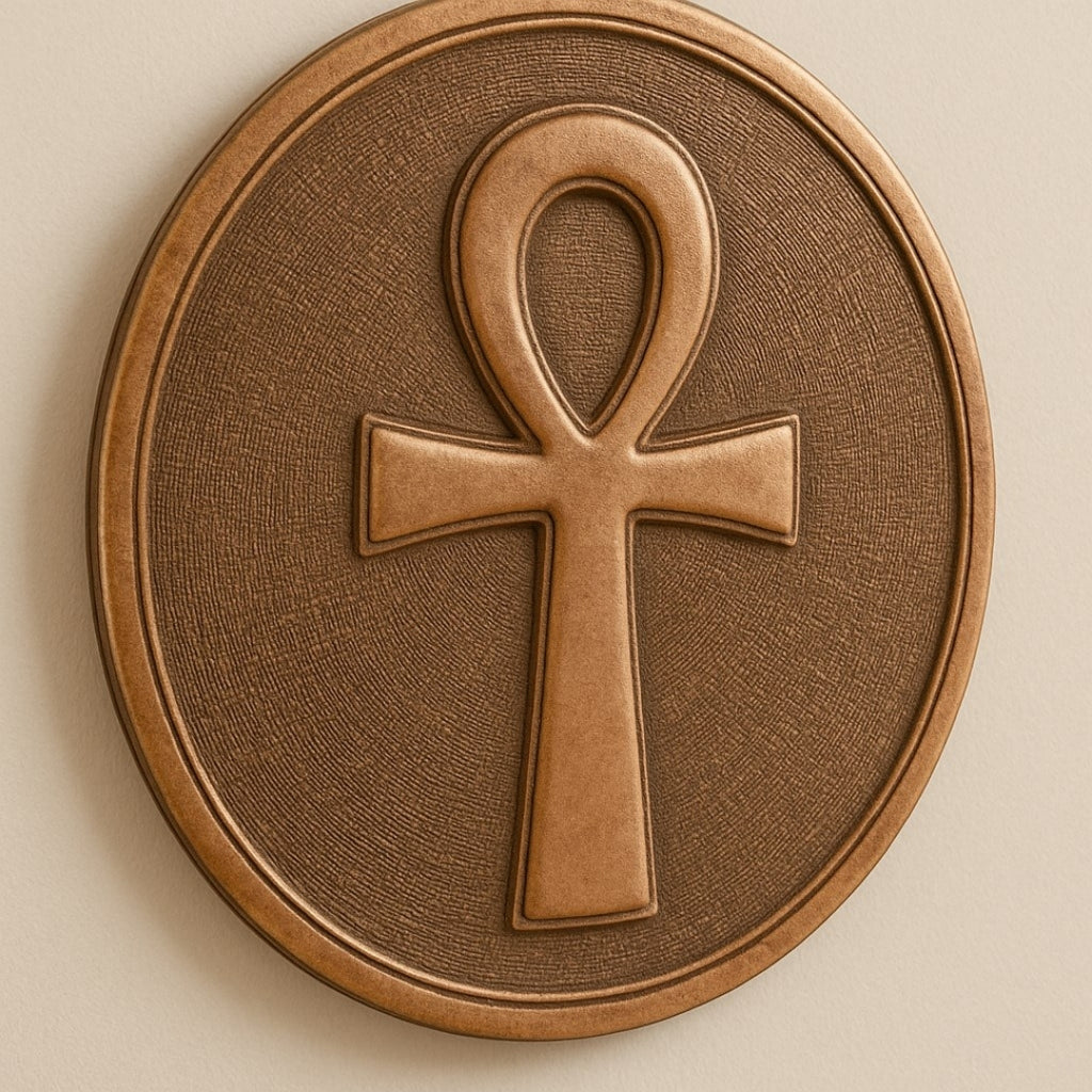 Ankh Copper Wall Art 40cm | Egyptian Life Symbol |