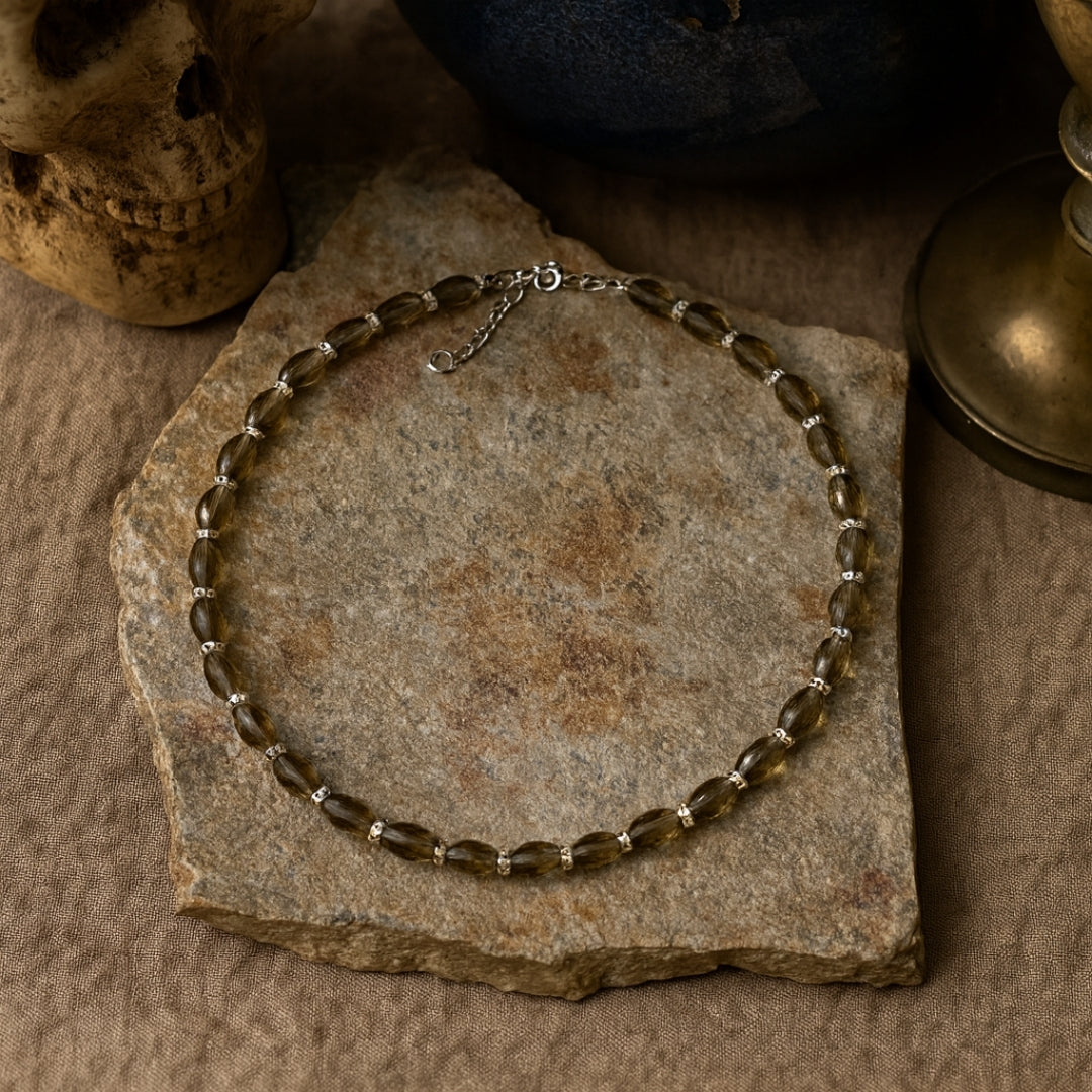 Select this Dazzling Zultanite Necklace for a burst of sparkle and magic. Buy this Rice Cut Gemstone for a slender and lengthening effect. Shop this 925 Sterling Silver Jewelry for sensitive skin. Order this Color Changing Necklace to match every outfit. Get this Unique Gift Idea for the gem collector in your family. Choose this Natural Diaspore for its organic origin. Purchase this Statement Necklace to be the center of attention. Buy this Rare Turkish Zultanite now.