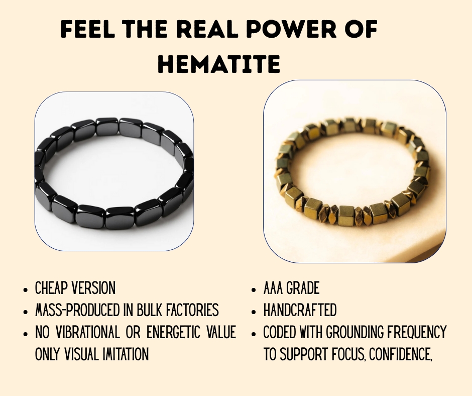Hematite Vitality & Focus Bracelet