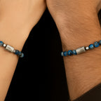 K2 Jasper &amp; Hematite Bracelet | 8mm Himalayan Stone of Strength, Clarity &amp; Higher Wisdom