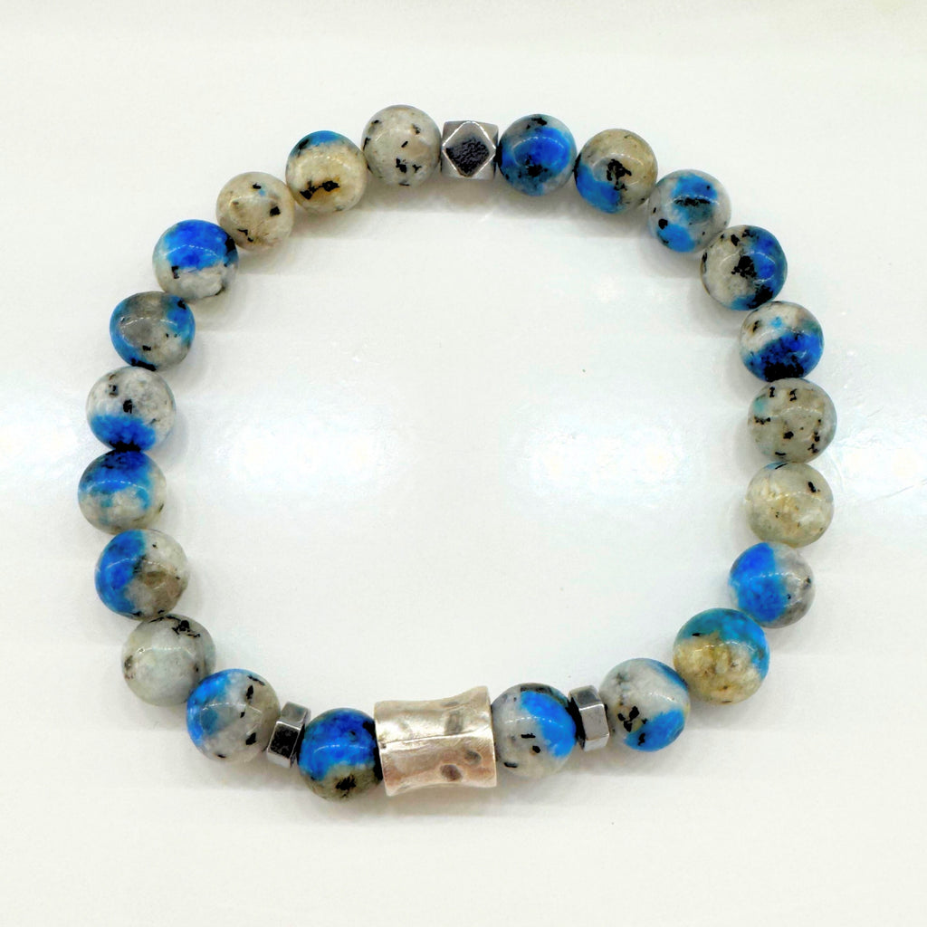 K2 Jasper & Hematite Bracelet 8 mm -Celestial Ascent