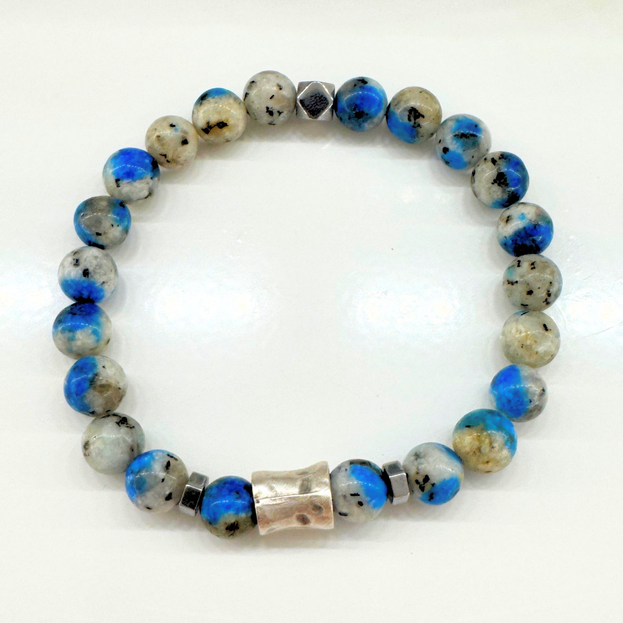 K2 Jasper & Hematite Bracelet 8 mm -Celestial Ascent