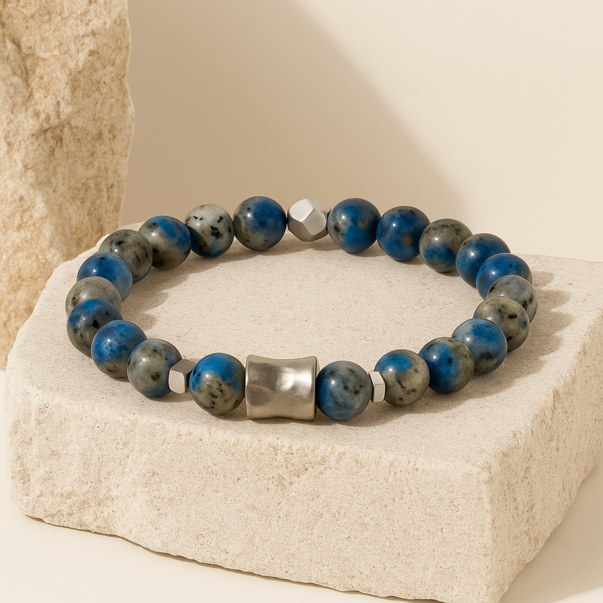K2 Jasper & Hematite Bracelet 8 mm -Celestial Ascent