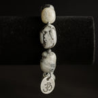 Black Tourmalinated Moonstone Bracelet