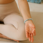 Blue Quartz Natural Stone Bracelet | 10mm Premium Beads | Peace • Mental Balance • Calm Energy | Luxury Meditation Gift