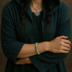 Blue Quartz Natural Stone Bracelet | 10mm Premium Beads | Peace • Mental Balance • Calm Energy | Luxury Meditation Gift