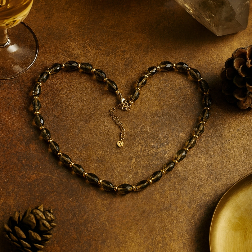 Order this Natural Zultanite Necklace to own a gem rarer than diamonds. Buy this 925 Sterling Silver Chain featuring a precision cut rice gemstone. Shop this Color Changing Stone for its chameleon like properties. Get this Sophisticated Jewelry for office or party wear. Choose this Meaningful Gift for Wife to show your deep love. Purchase this Translucent Gemstone for its diamond like brilliance. Select this Turkish Diaspore Pendant for a unique style statement. Buy now.