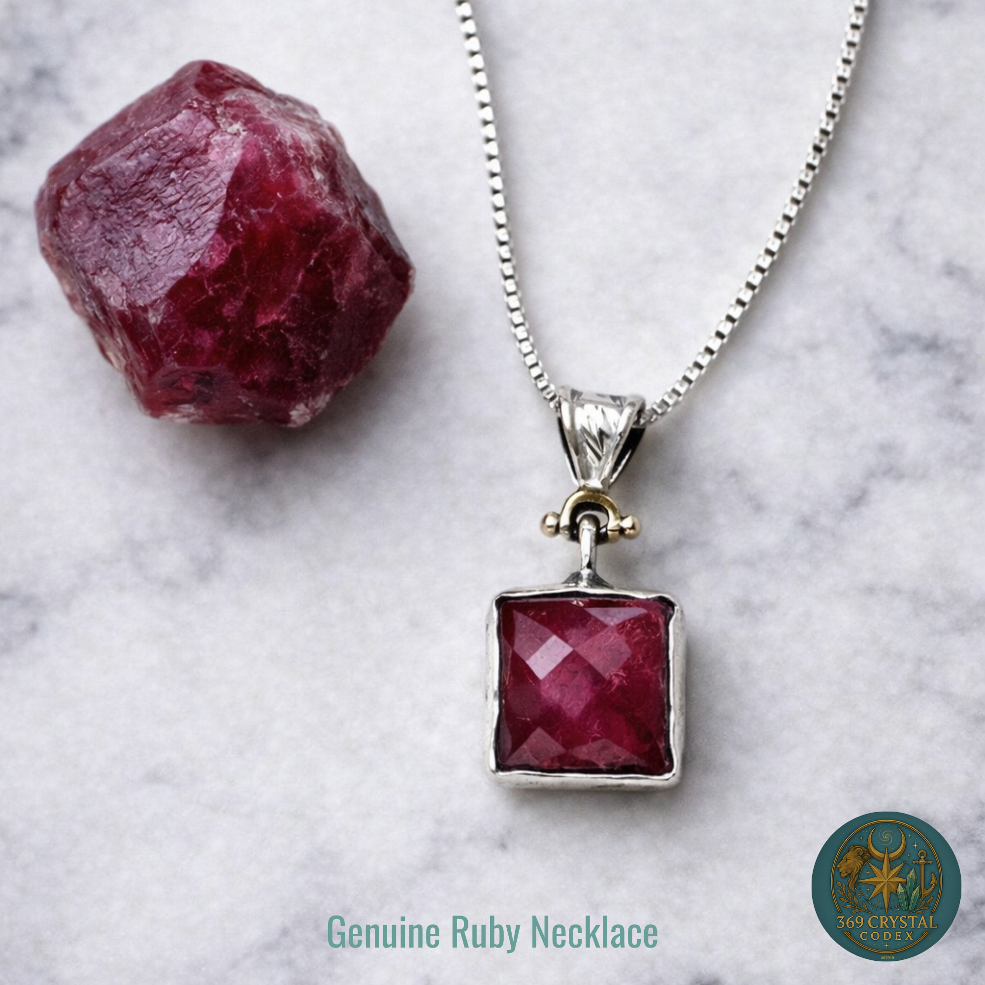 Purchase this Genuine Ruby Necklace for a blend of luxury and spiritual grounding. Shop this Square Faceted Jewelry for its elegant and mystical vibe. Buy this Good Fortune talisman to boost your luck in every venture. Order this 40th Anniversary present to access higher love. Get this Anxiety Relief accessory to stay grounded in peace. Choose this Perfect Gift for Her for any milestone. Select this Authentic Ruby for its vibrant energy. Buy this Bestseller now.
