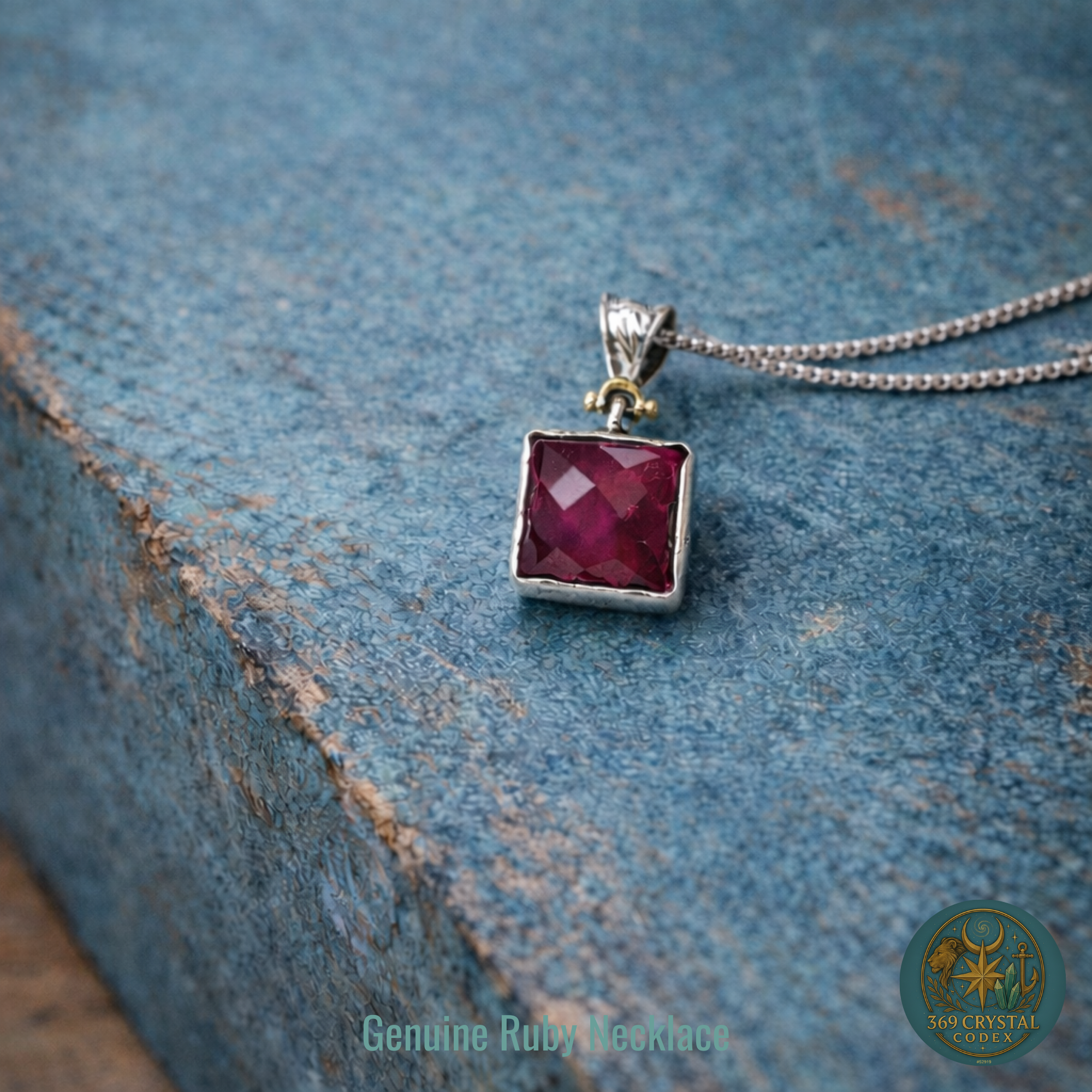 Get this Protective Ruby Necklace and stay centered with a genuine square gemstone and 925 silver. Buy this Manifestation Stone for your daily intentions and vitality. Shop this Red Gemstone Jewelry for a trendy yet deeply spiritual vibe. Order this Gift for Mom to offer strength and passion. Choose this Pure Silver compatible artisan style for lasting quality. Purchase this Natural Crystal Jewelry for its authentic vibration. Select this Real Ruby stone for its power.