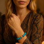Turquoise Bracelet 10mm | Protection • Wisdom • Communication