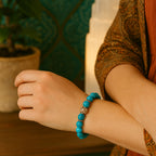 Turquoise Bracelet 10mm | Protection • Wisdom • Communication