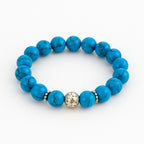 Turquoise Bracelet 10mm | Protection • Wisdom • Communication