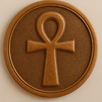 Ankh Copper Wall Art 40cm | Egyptian Life Symbol |