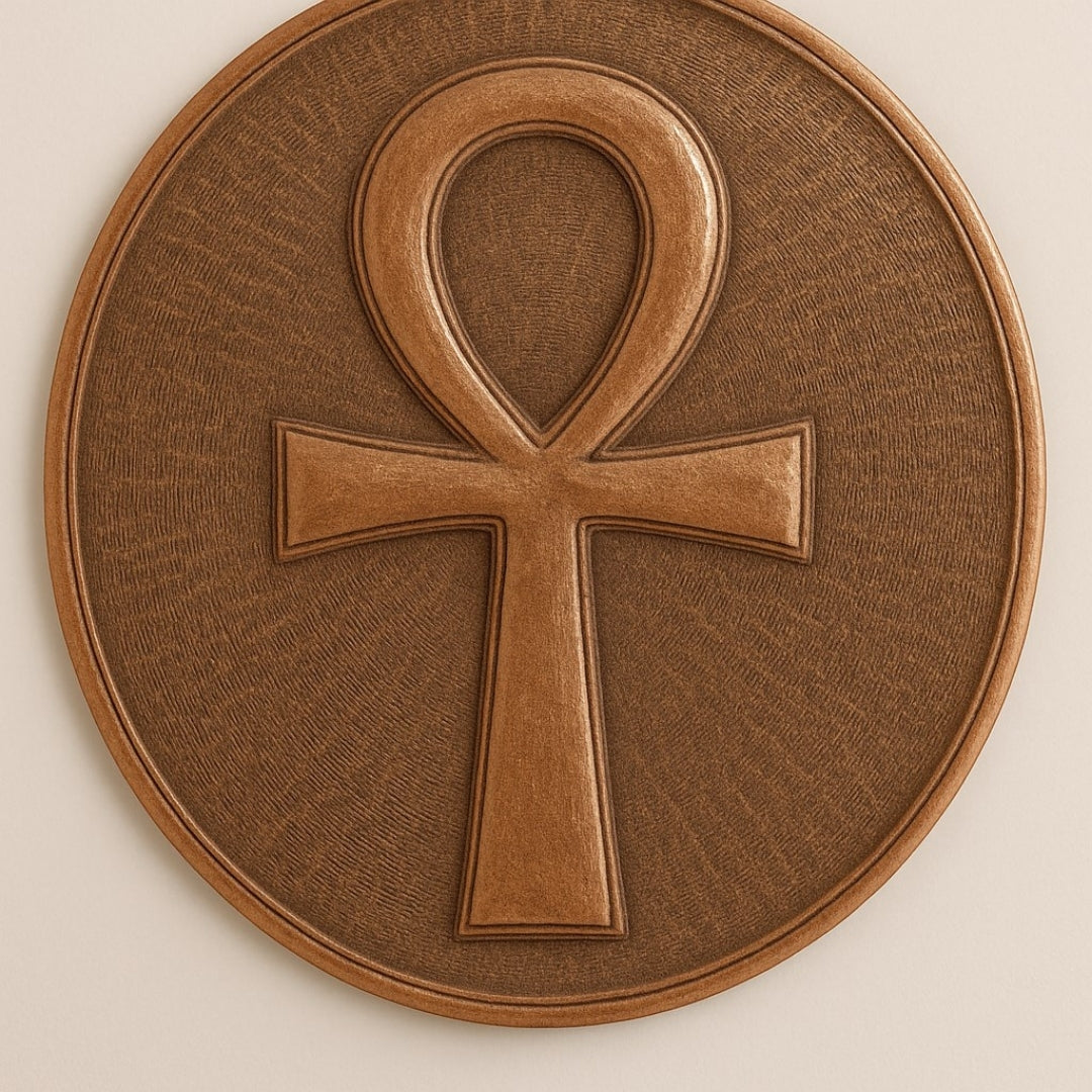 Ankh Copper Wall Art 40cm | Egyptian Life Symbol |