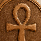 Ankh Copper Wall Art 40cm | Egyptian Life Symbol |
