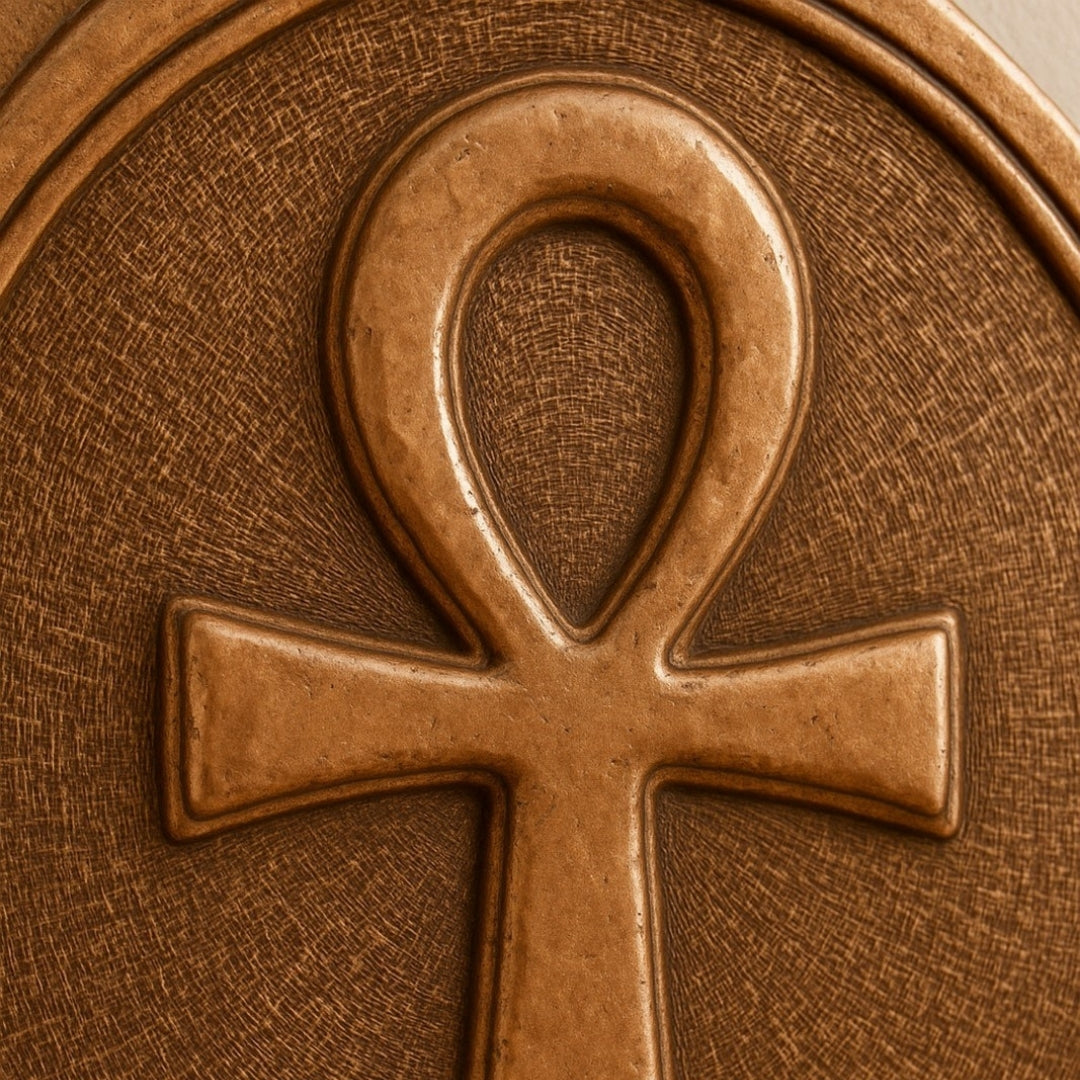 Ankh Copper Wall Art 40cm | Egyptian Life Symbol |