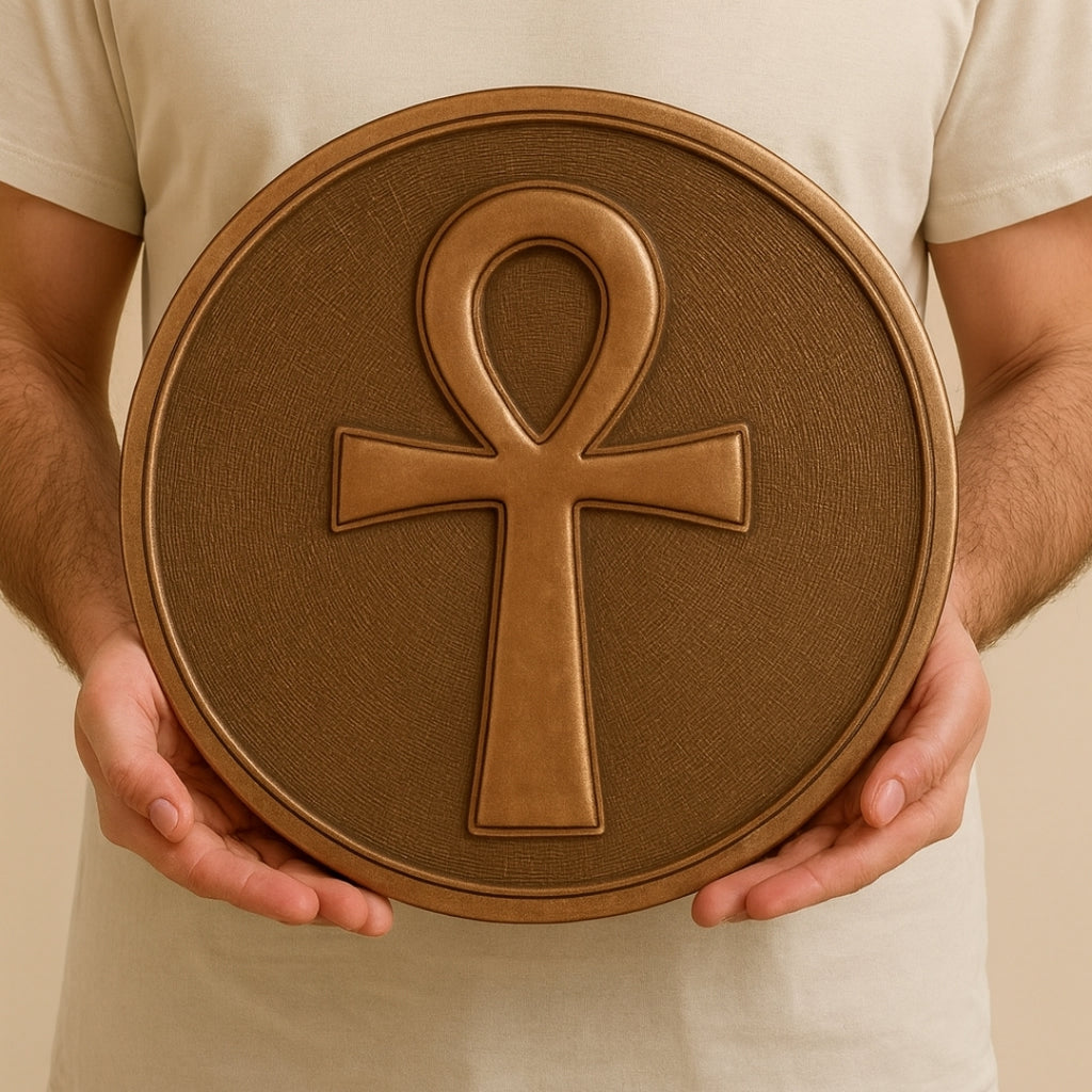 Ankh Copper Wall Art 40cm | Egyptian Life Symbol |