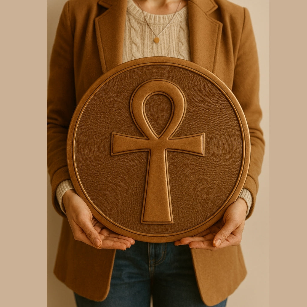 Ankh Copper Wall Art 40cm | Egyptian Life Symbol |