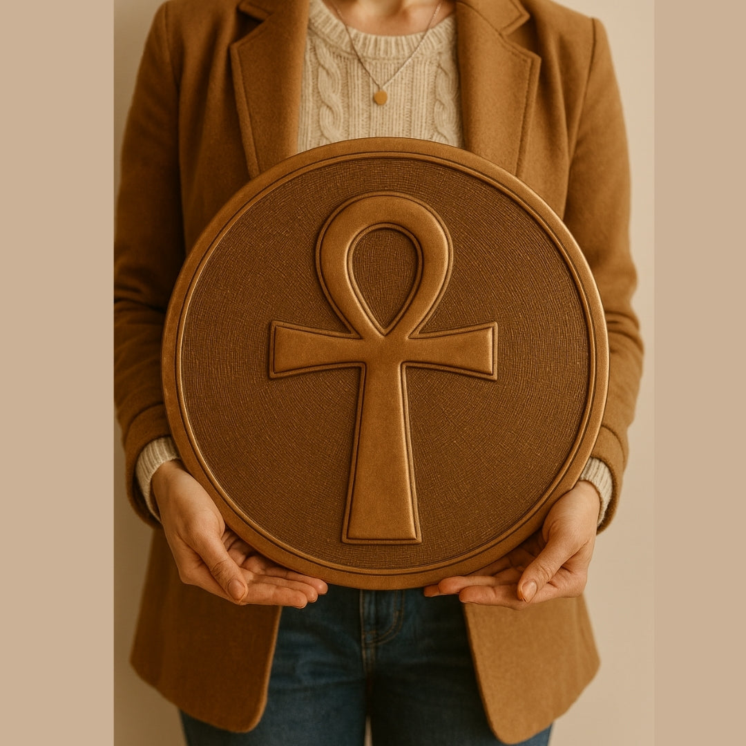 Ankh Copper Wall Art 40cm | Egyptian Life Symbol |