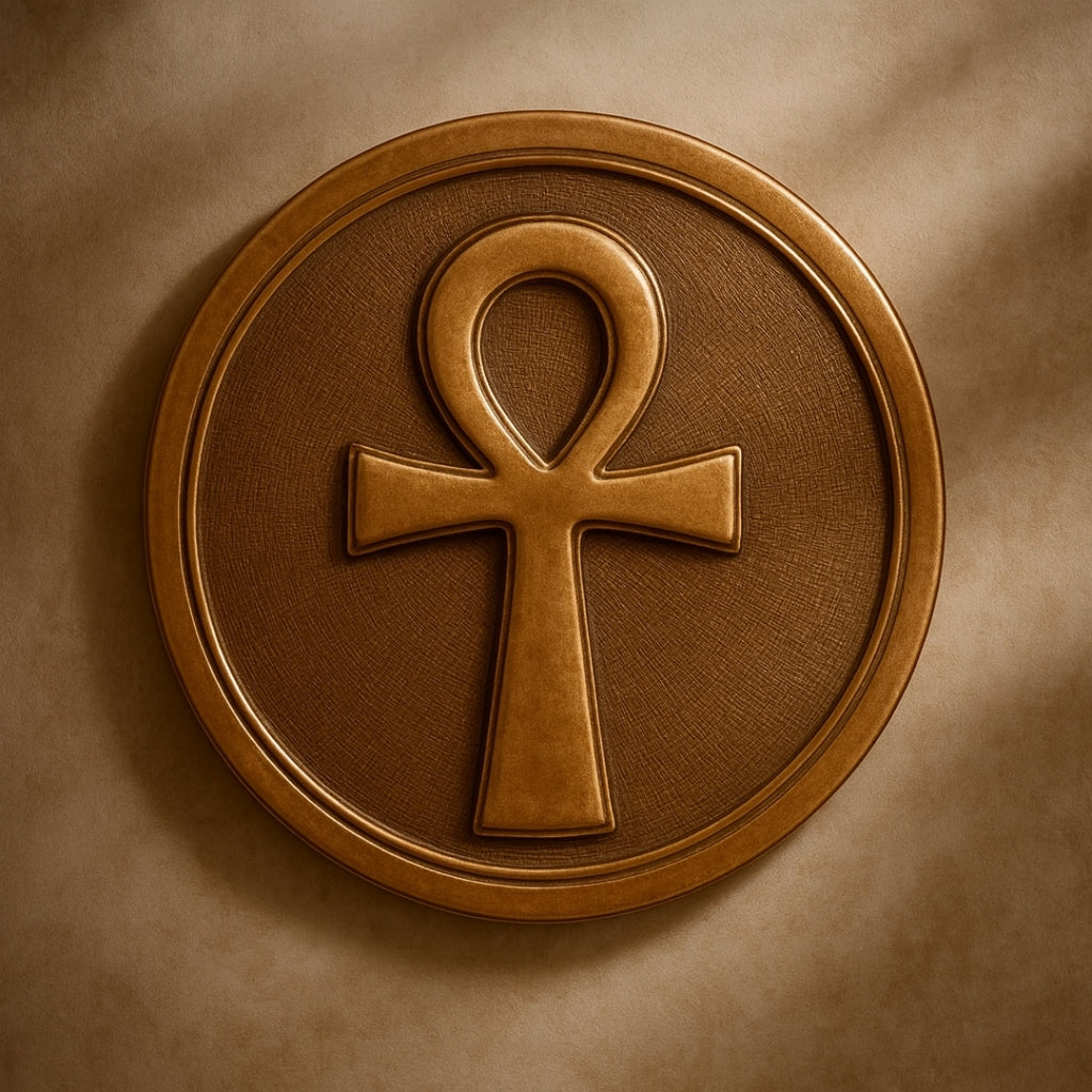 Ankh Copper Wall Art 40cm | Egyptian Life Symbol |