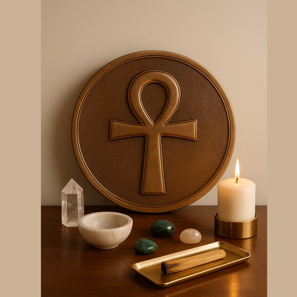Ankh Copper Wall Art 40cm | Egyptian Life Symbol |